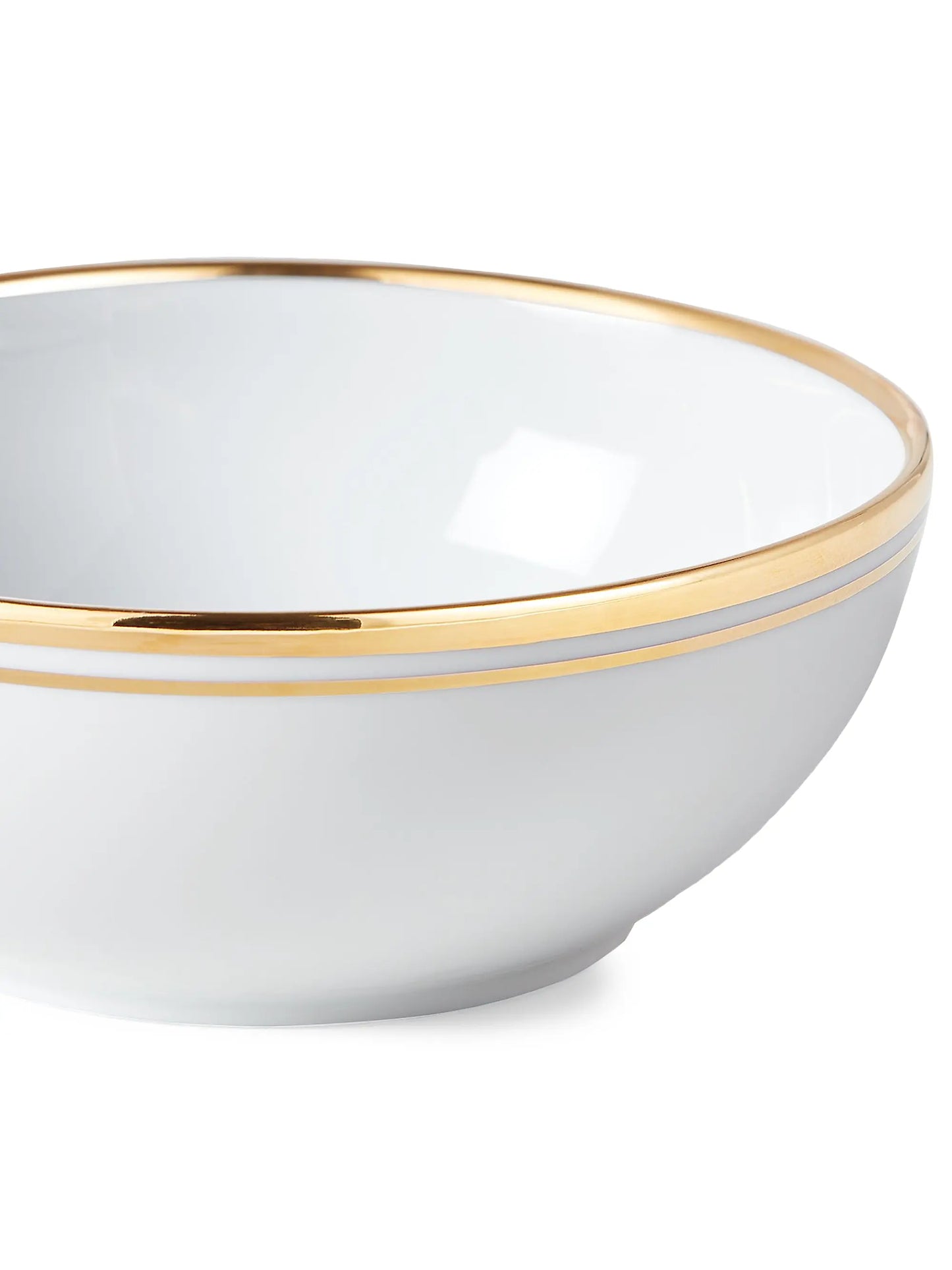 Wilshire Porcelain Cereal Bowl - Gold Accent