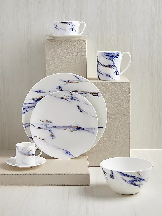 Marble Azure 3-Piece Nut Bowl Set