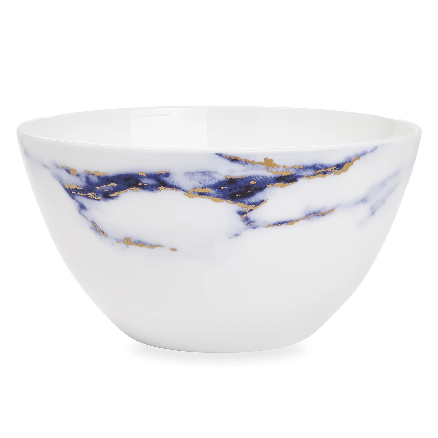 Marble Azure Small Bone China Vegetable Bowl