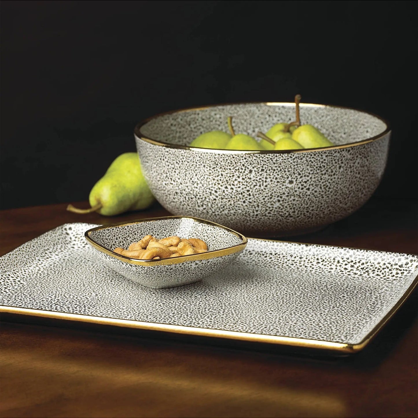 Panthera Platinum Small Stoneware Bowl