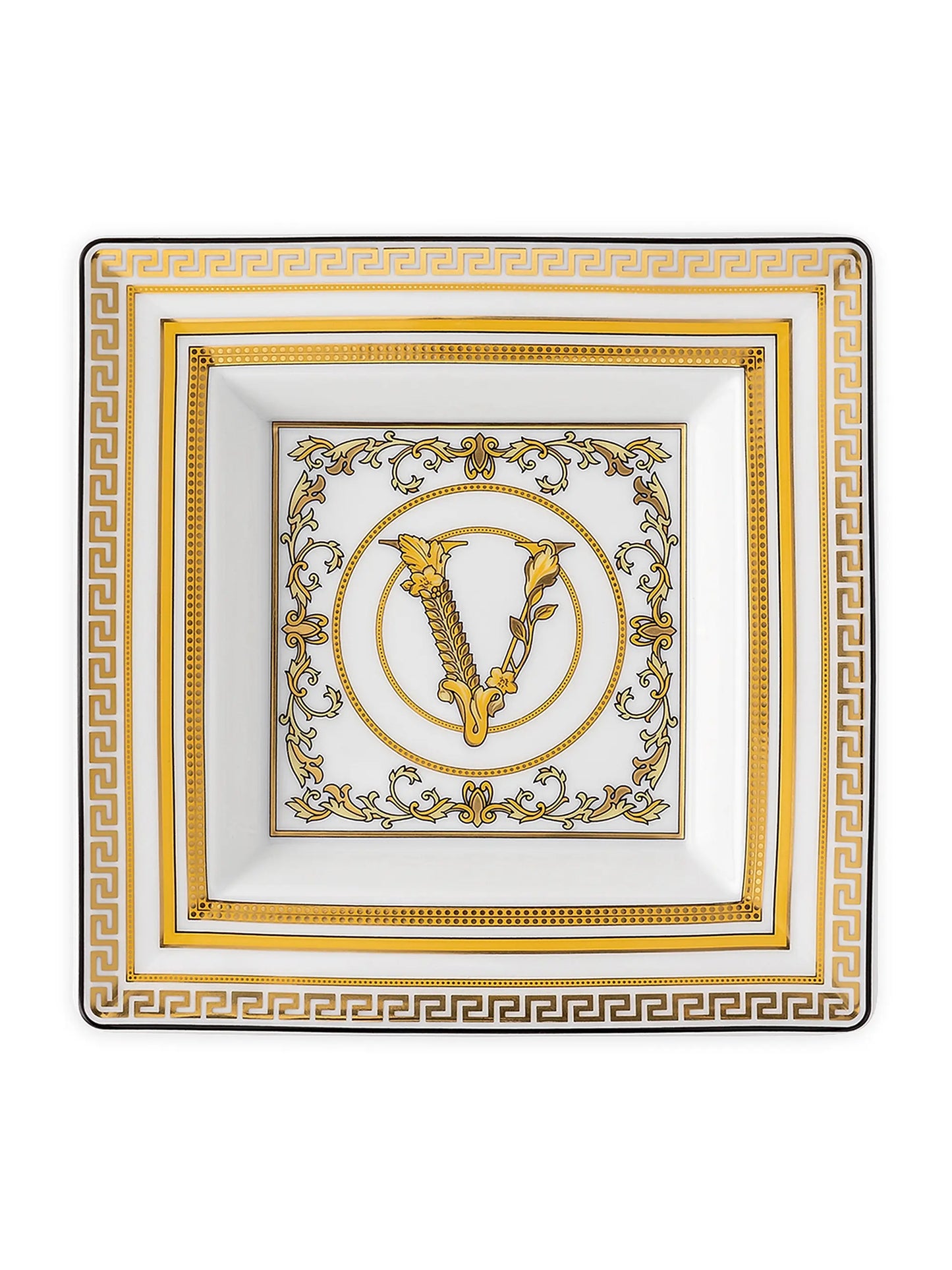 Rosenthal Meets Versace Virtus Gala White Porcelain Tray