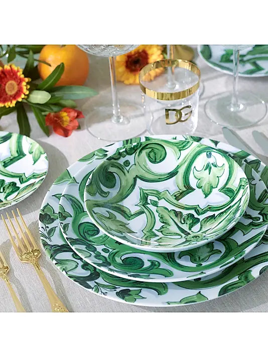 Blue Mediterraneo Fiore Medium Oval Serving Plate