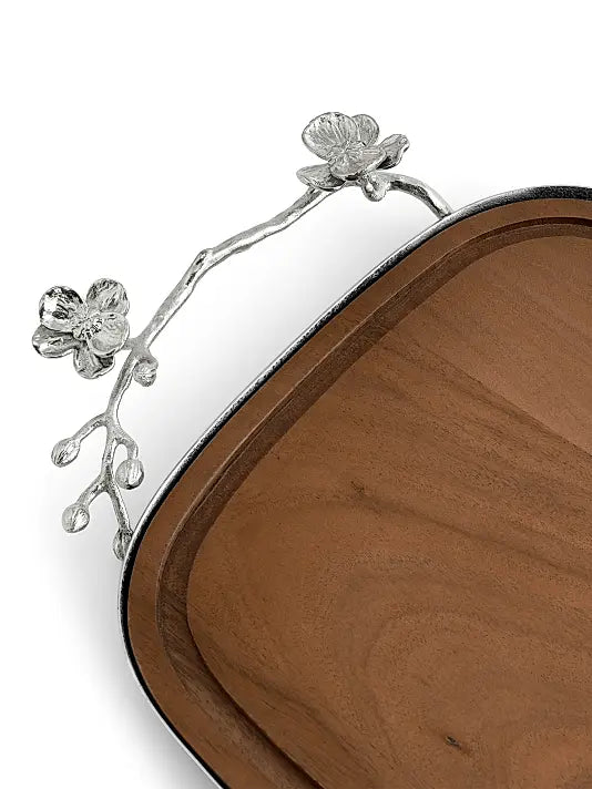 White Orchid Bread Board