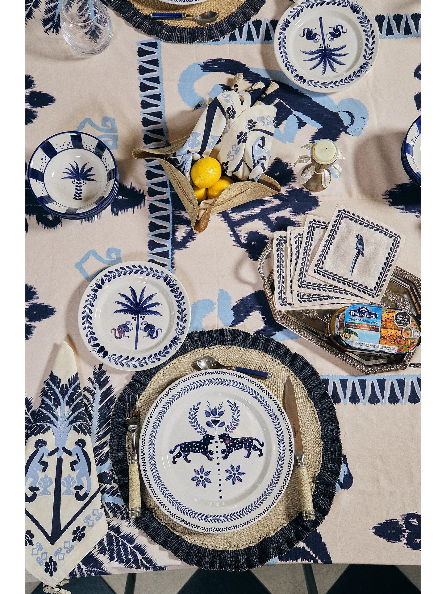 Artistic Ceramic Dinner Plate Set of 2