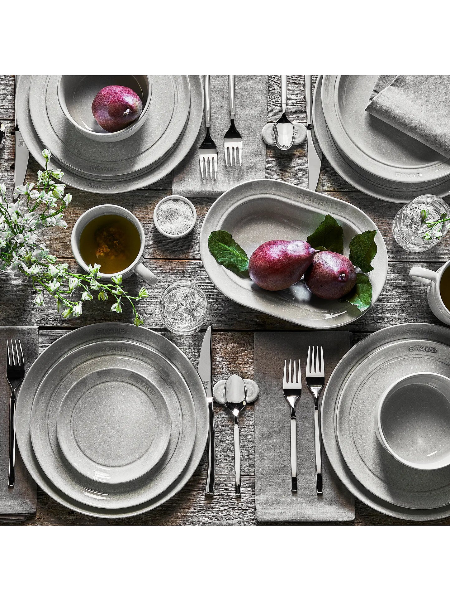 White Truffle 9.5 in Soup & Pasta Bowl Set — 4 Pieces