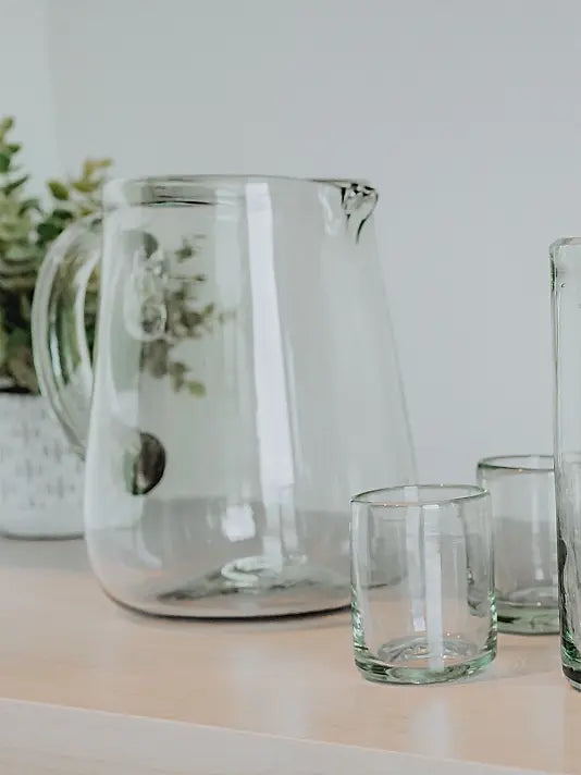 Handblown Glass Pitcher