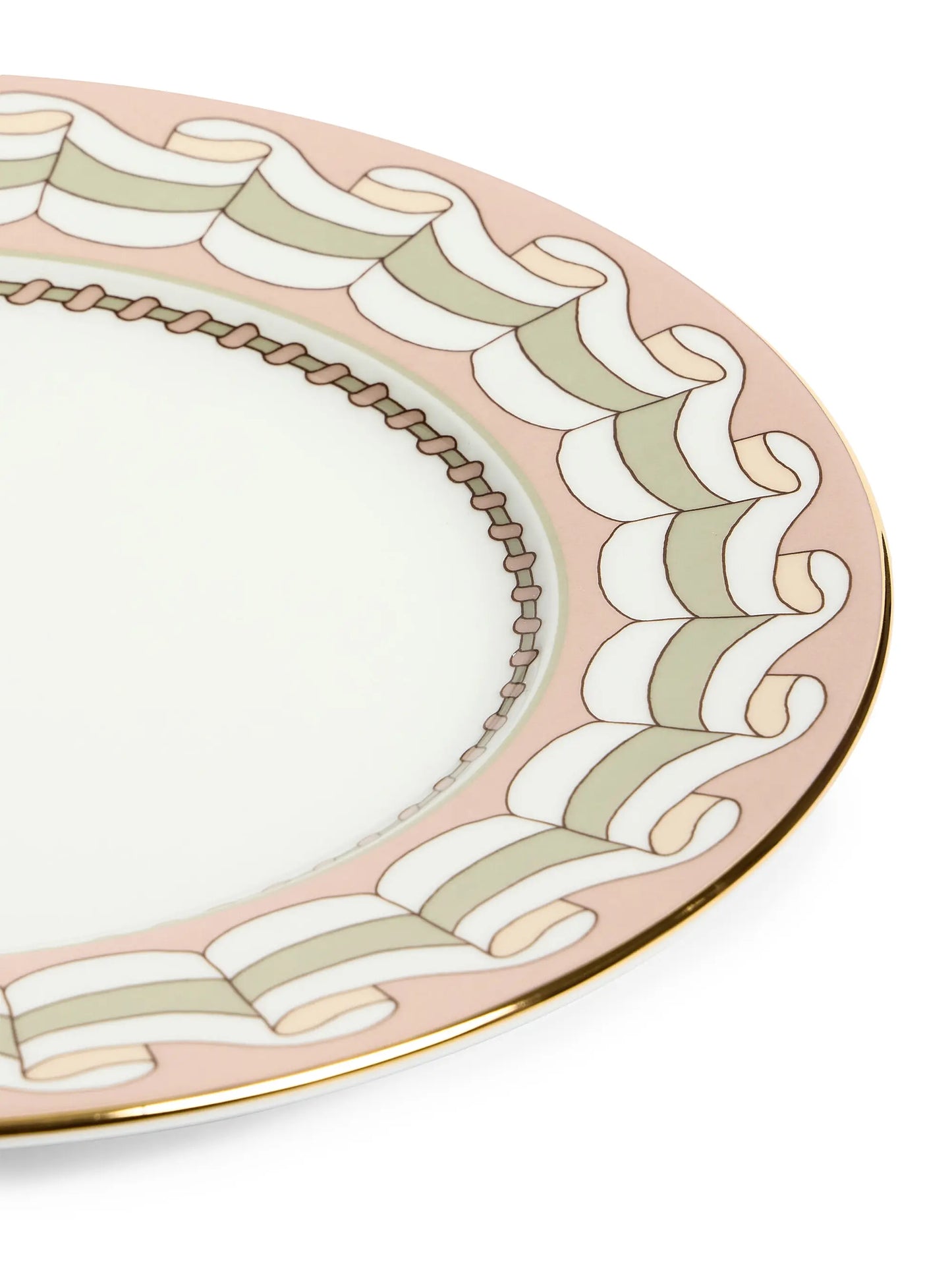 Poseidon Dusty Pink Porcelain Charger Plate