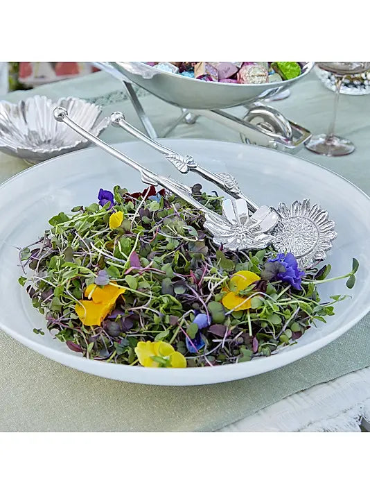 Garden Party Sunflower & Cosmos Salad Servers