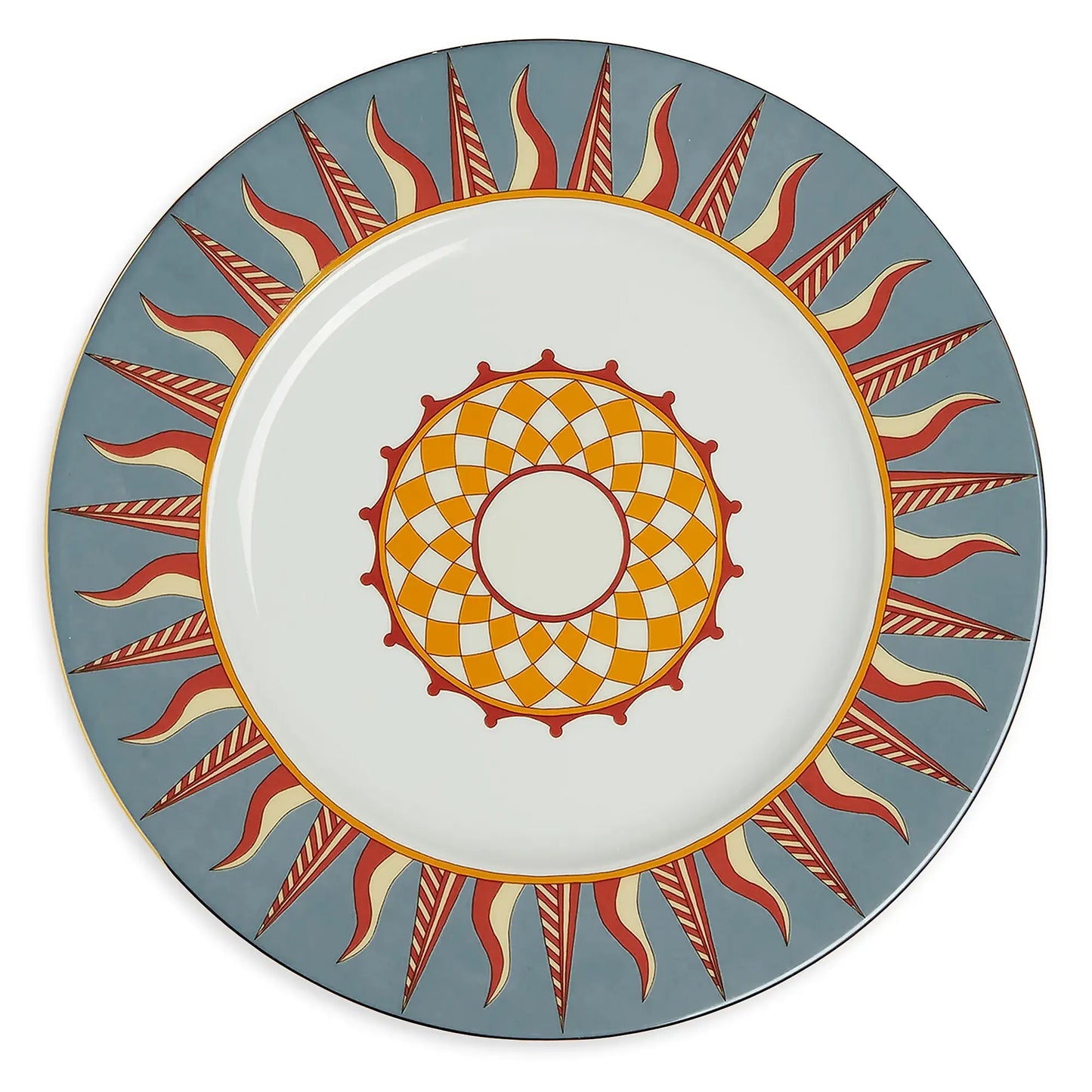 Sky Blue Porcelain Charger Plate