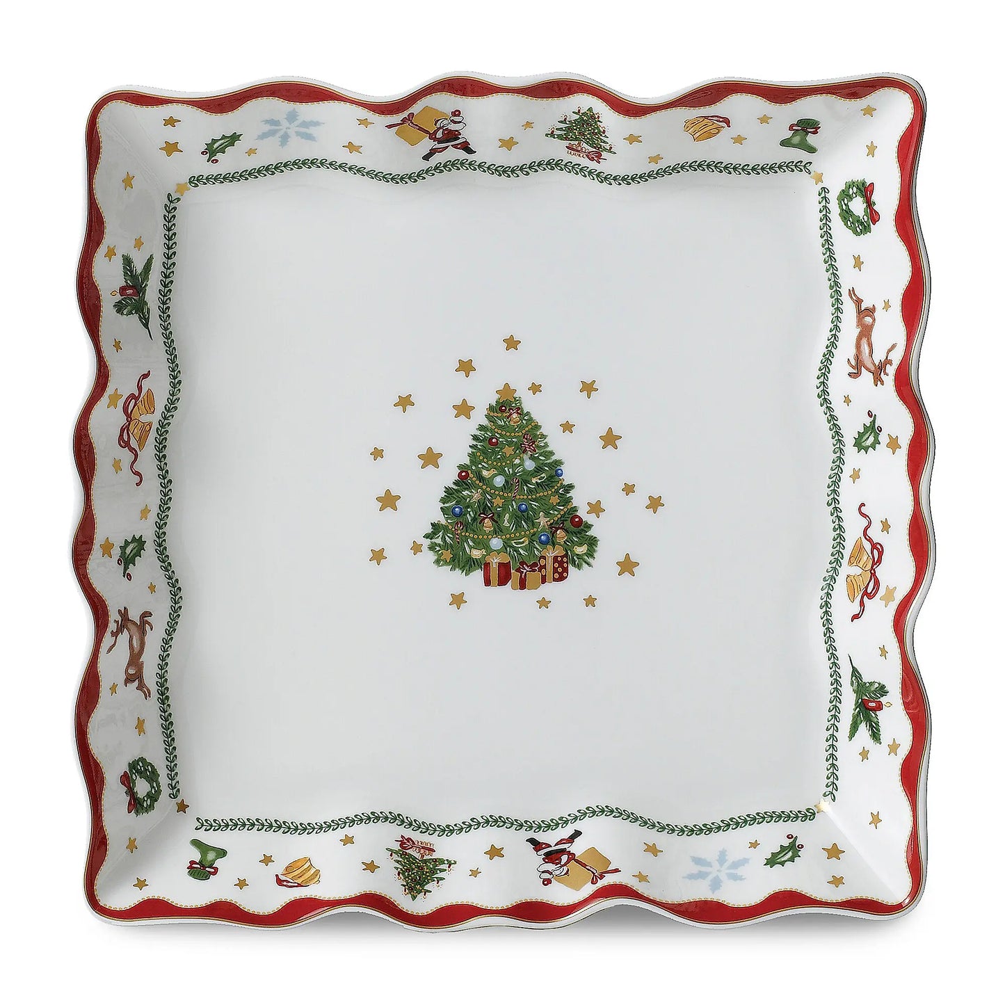 My Noel 9″ Lace Square Tray