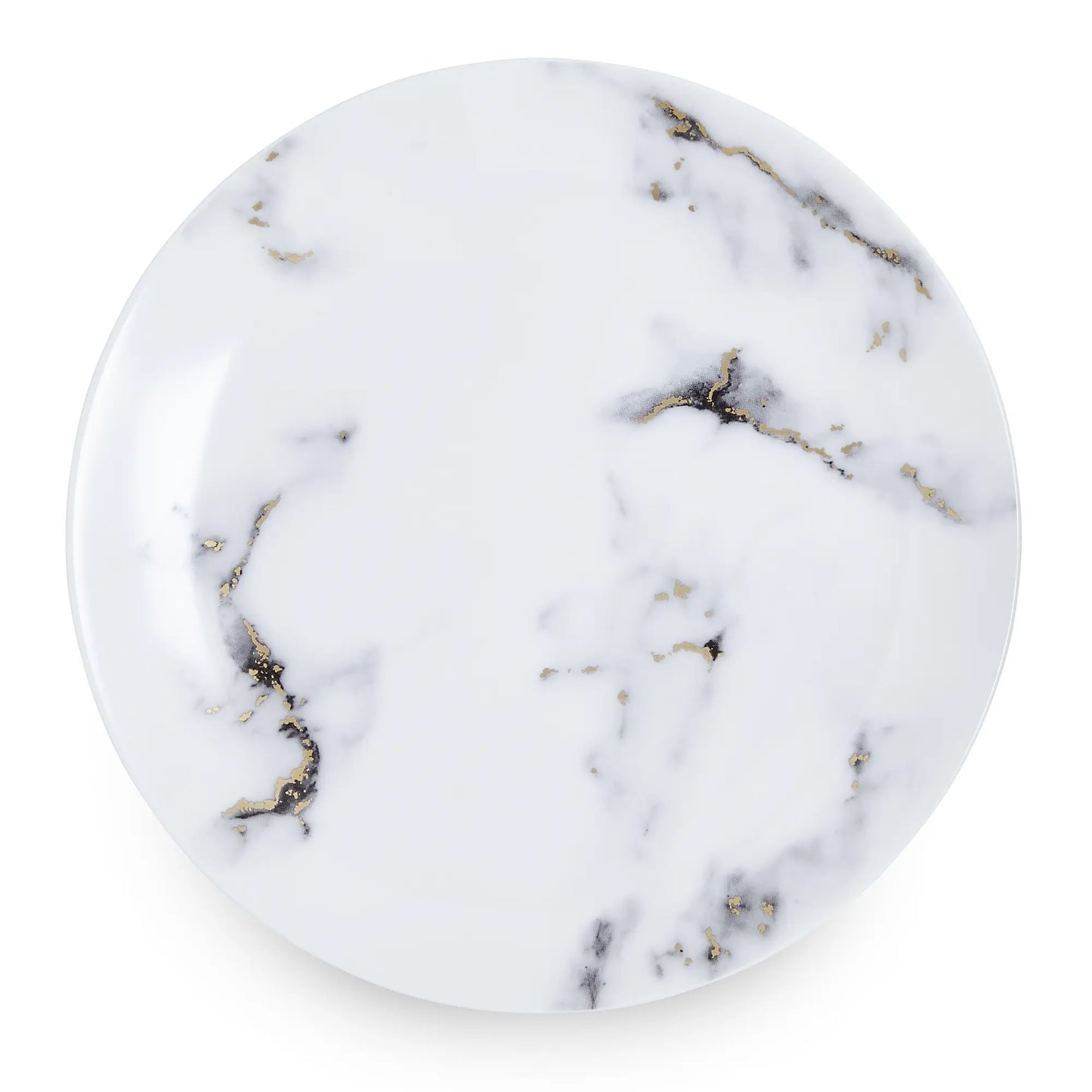 Marble Azure Bone China Dessert Plate