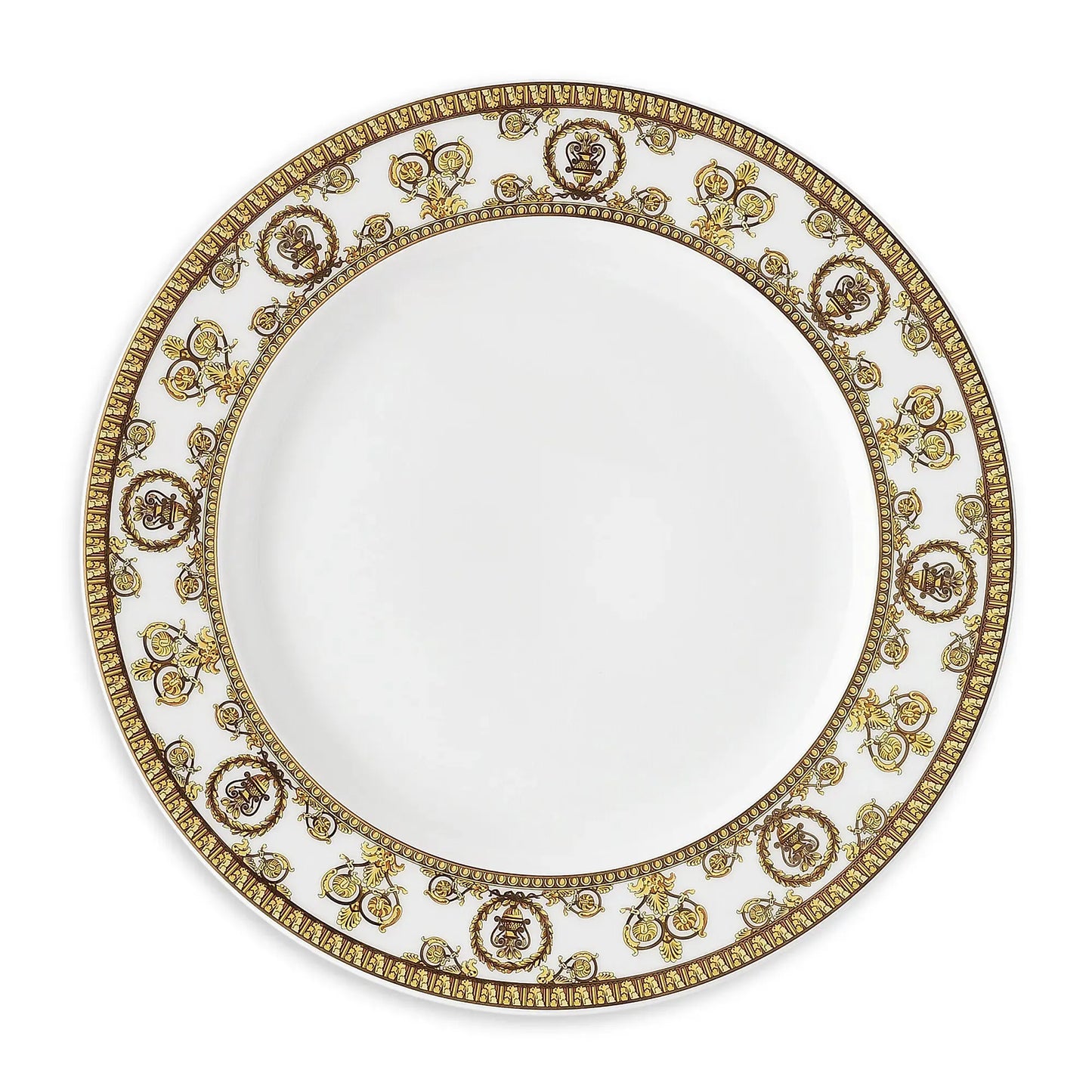 I Love Baroque Bianco Porcelain Salad Plate