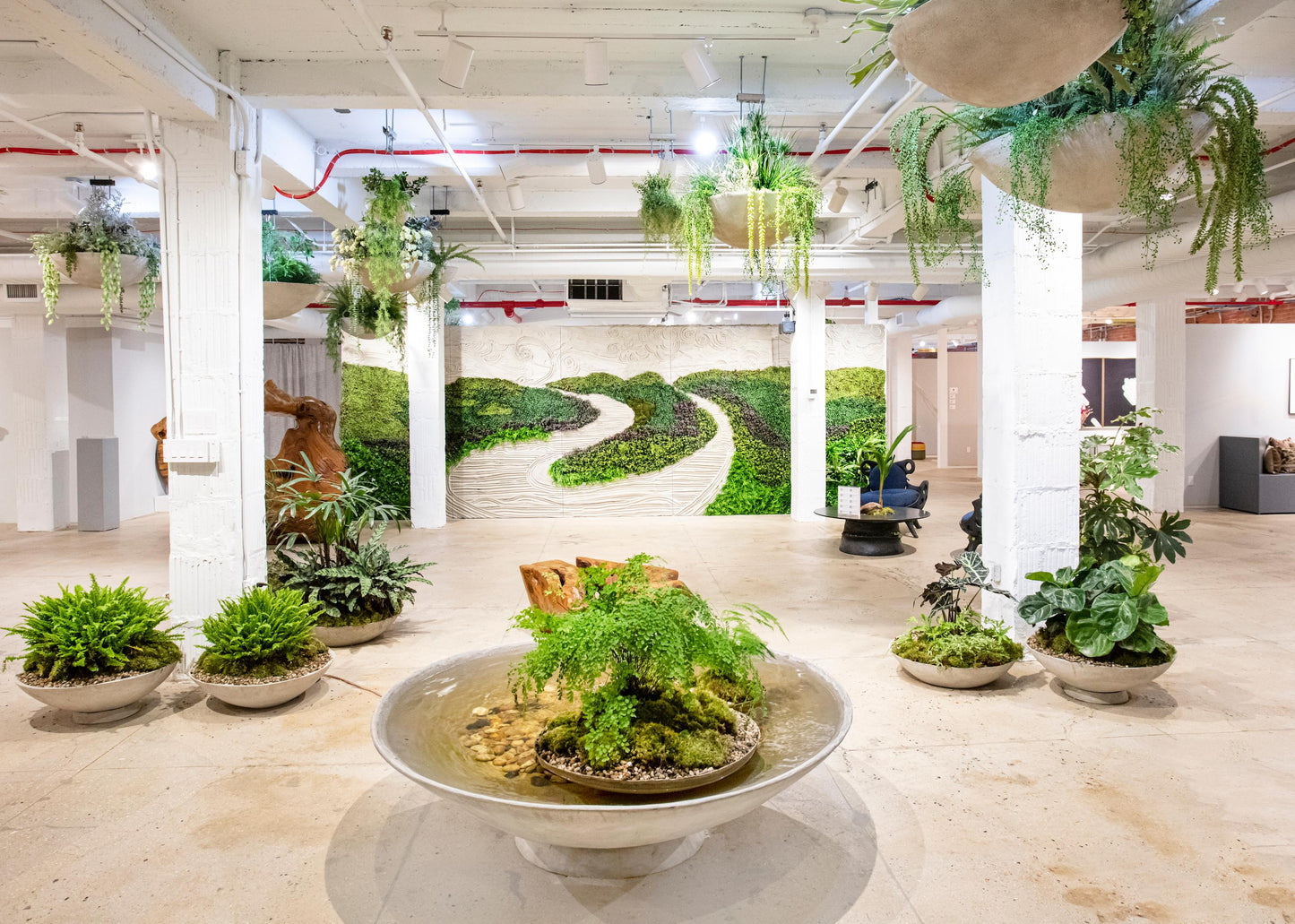 Planted Concrete Wallscape with Customizable Green Wall – Price Per Sq Ft