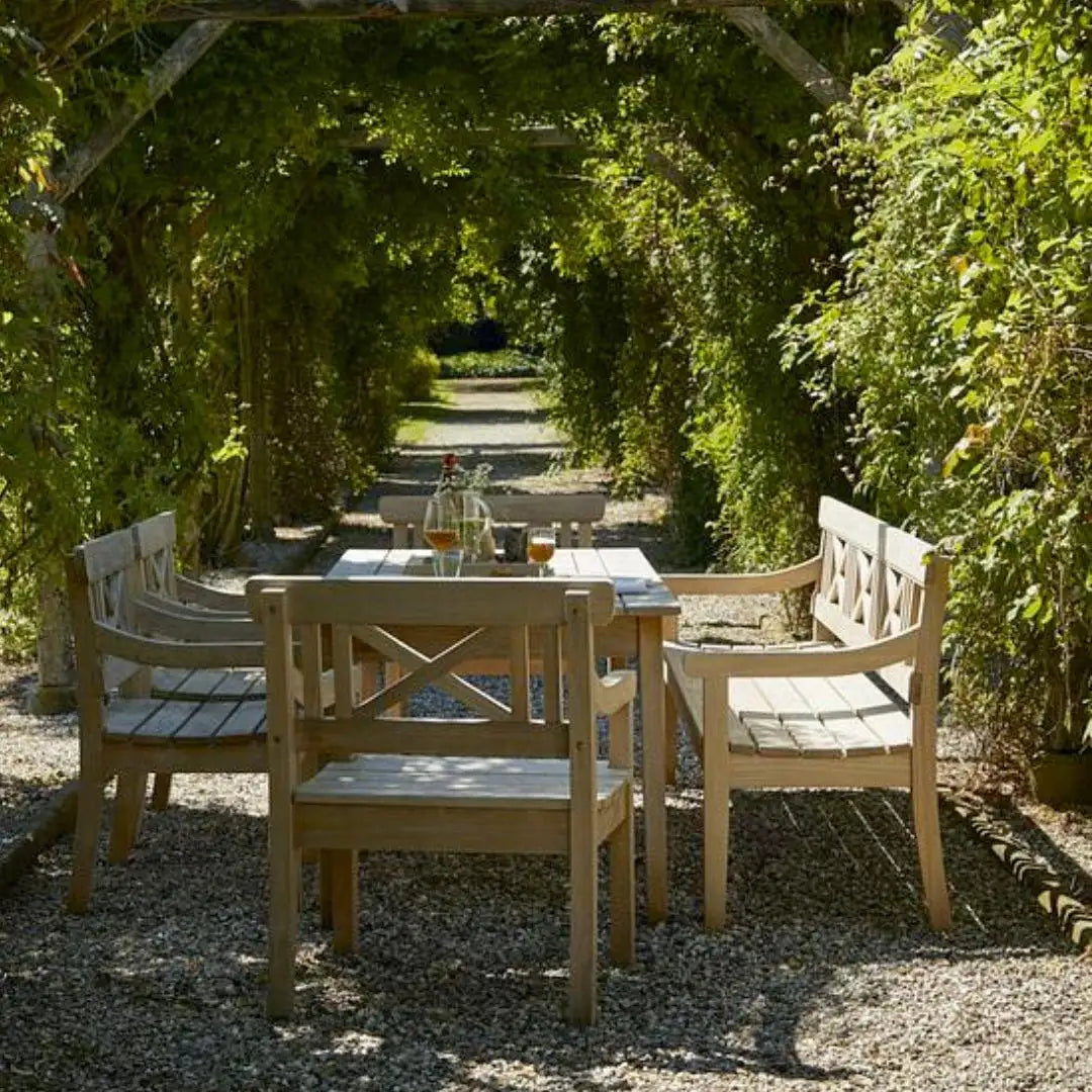 Small ‘Drachmann 120’ Outdoor Teak Bench