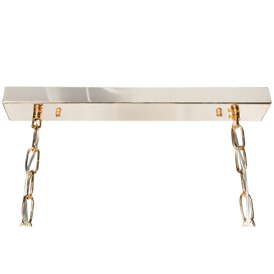 Pendant lamp Yarandilla 10, H32-90cm, 80x35cm, E14, 10x40W(MAX)