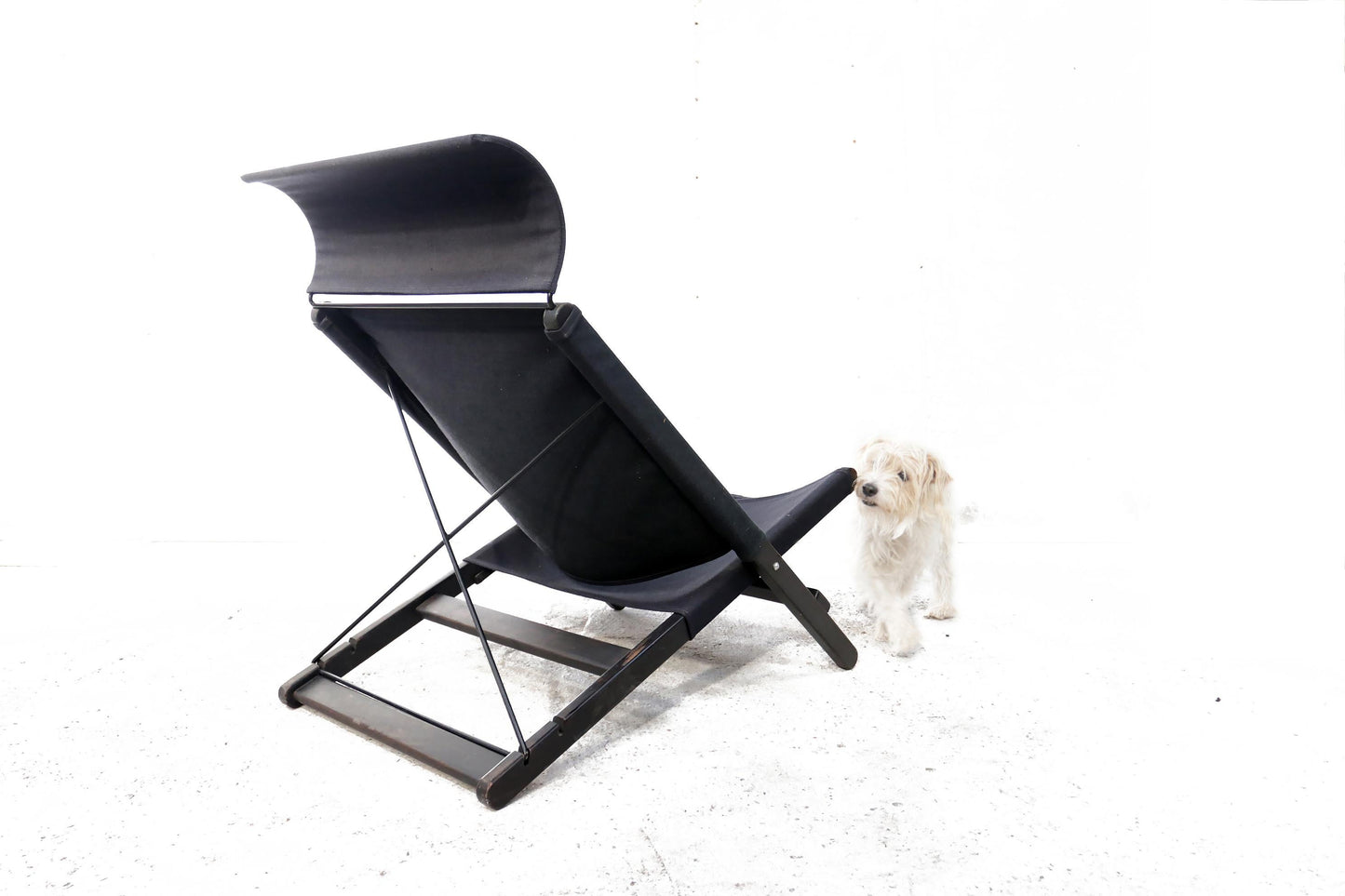 Postmodern Hestra Folding Chair in Jeans Fabric by Tord Björklund for IKEA, 1991