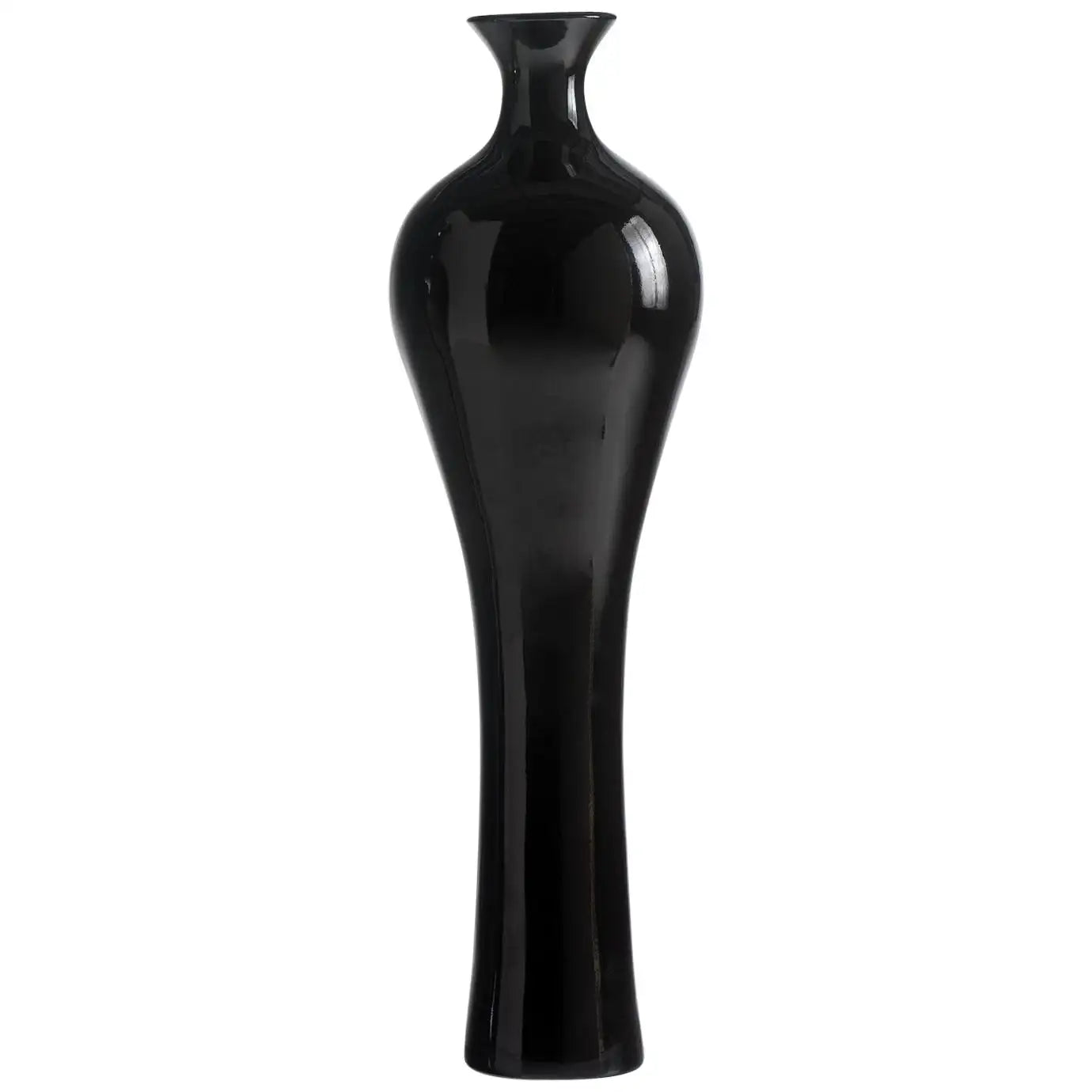 Ceramic Vase "PAMELA" Handcrafted in Black