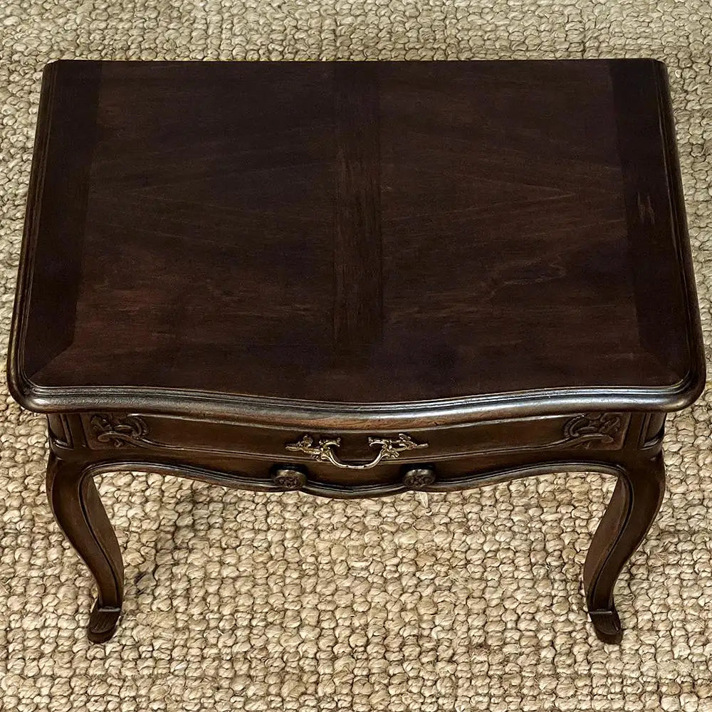 Antique Country French Walnut Nightstand ~ End Table