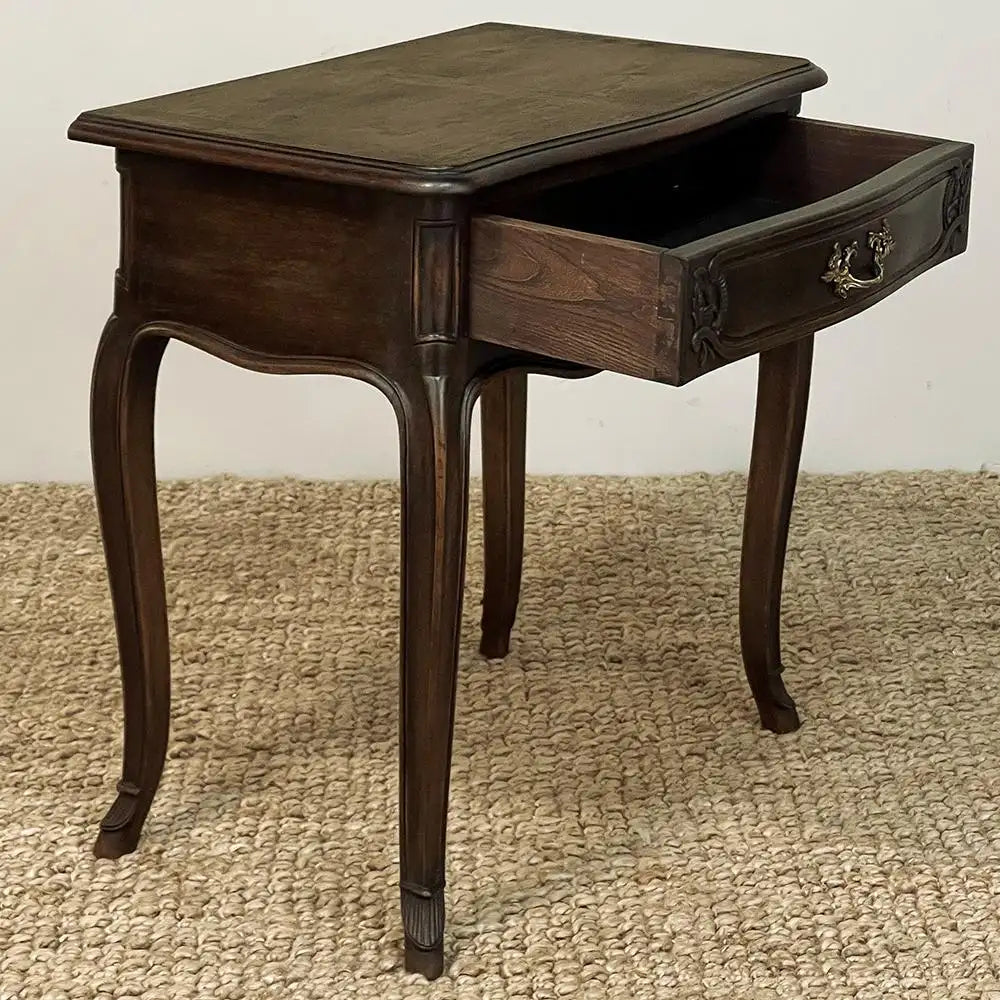 Antique Country French Walnut Nightstand ~ End Table