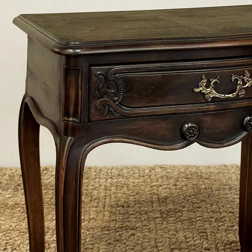 Antique Country French Walnut Nightstand ~ End Table