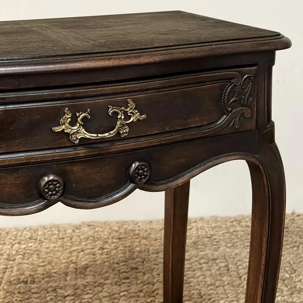 Antique Country French Walnut Nightstand ~ End Table