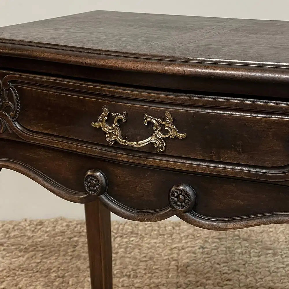 Antique Country French Walnut Nightstand ~ End Table