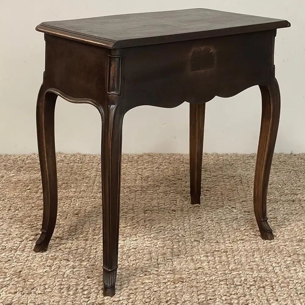 Antique Country French Walnut Nightstand ~ End Table