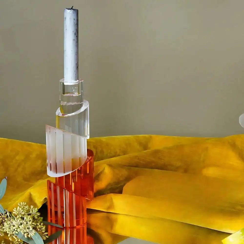 all' Eden Handmade Crystal Candle Holder