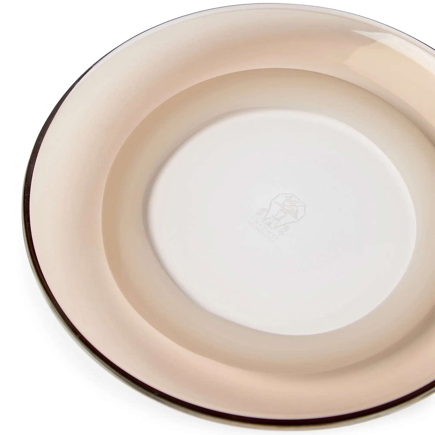 Brunello Cucinelli Murano Glass Bread Plate – Natural 17.5 cm