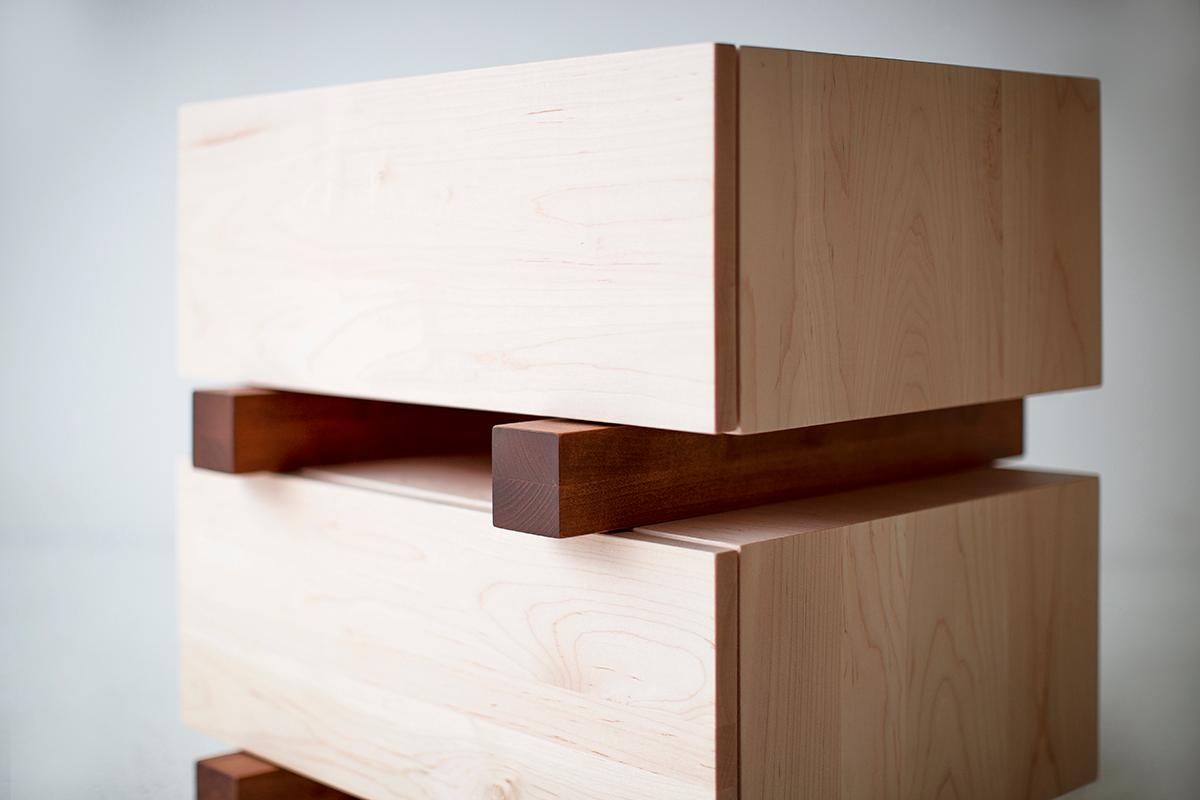 Santa Fe Modern Maple Nightstand – Handmade in USA