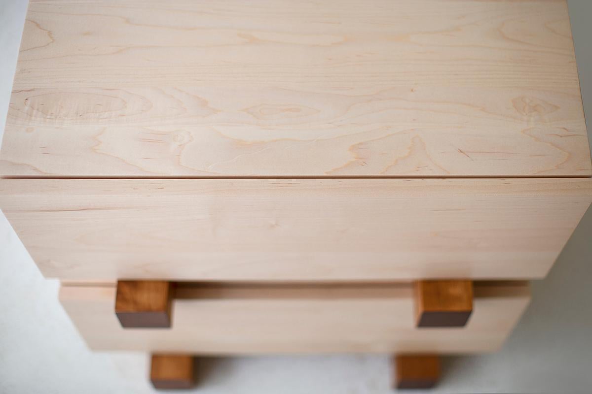 Santa Fe Modern Maple Nightstand – Handmade in USA