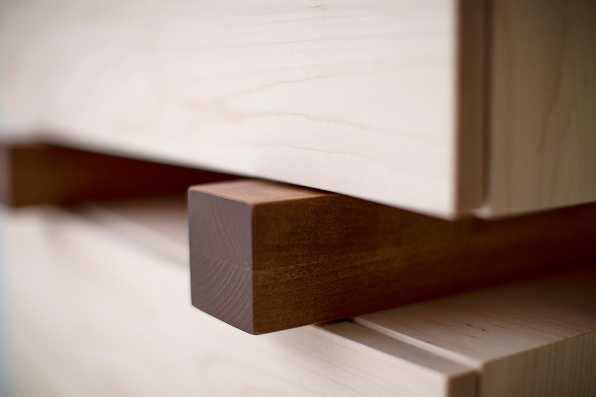 Santa Fe Modern Maple Nightstand – Handmade in USA