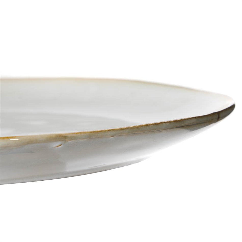 Plate Du Temps, grey, 22x18cm