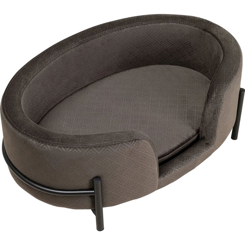 Dream Day Grey Pet Bed – H24 × W61 × D42 cm