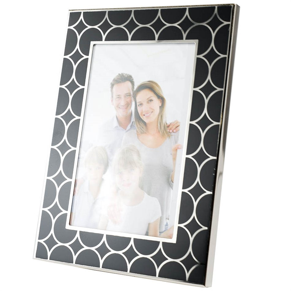 Photo frame Malborny, nickel (silver tone) steel