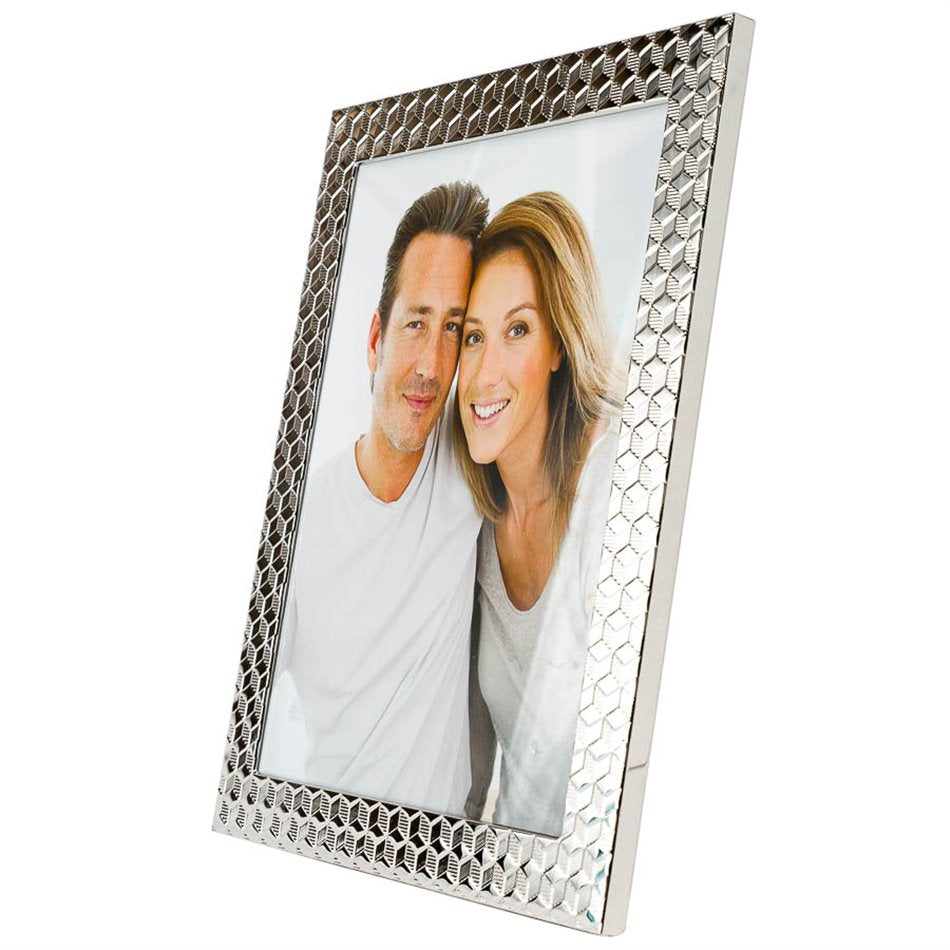 Photo frame Mandello, nickel (silver tone) steel, 20x25cm