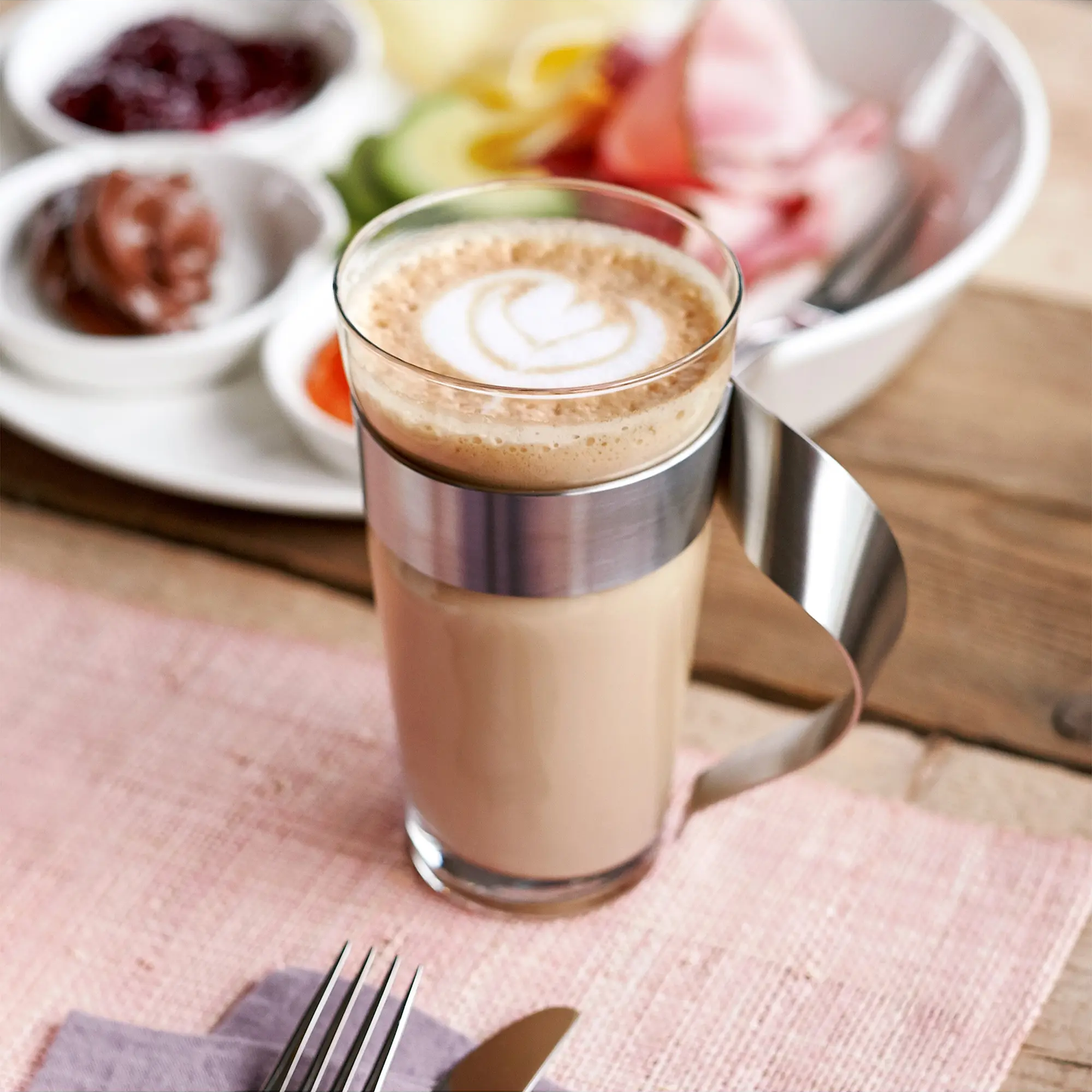 Wave Glass Macchiato Set – 2 Pieces