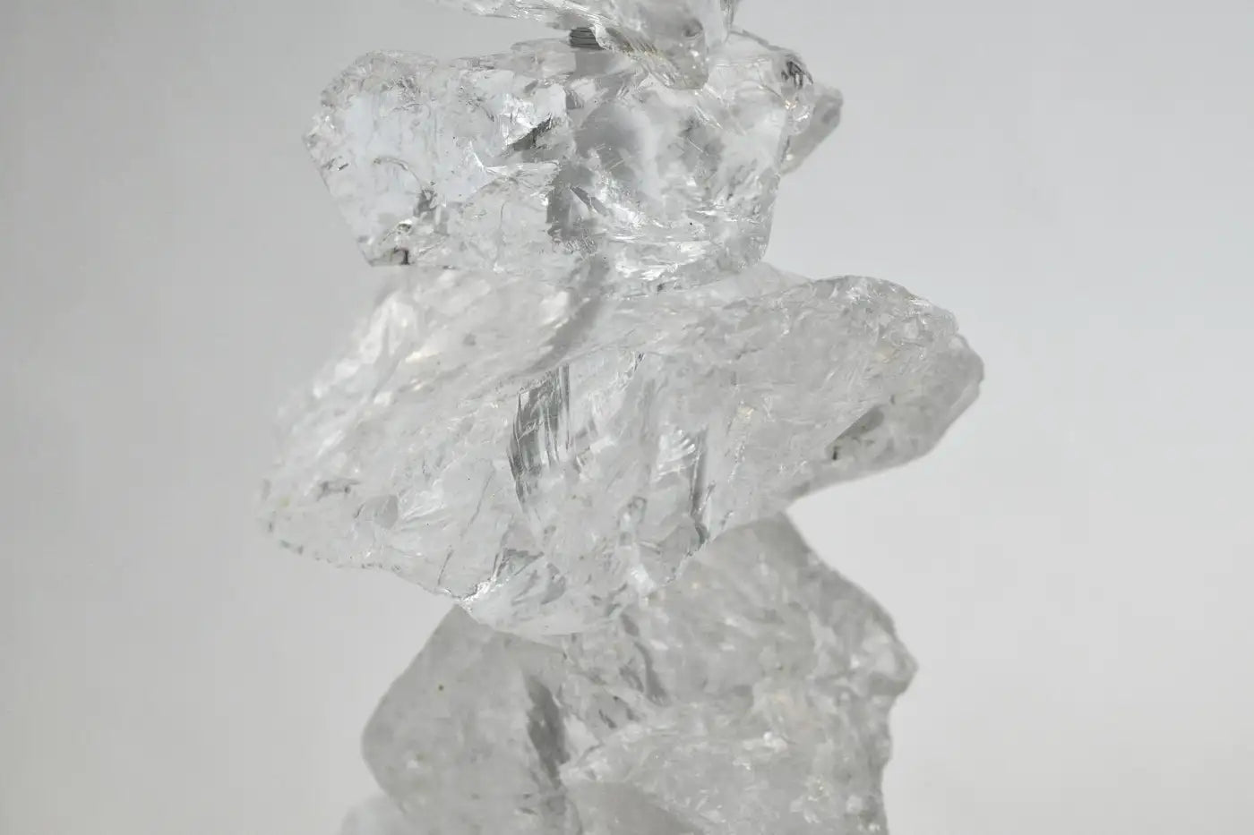Natural Rock Crystal Candle Holders