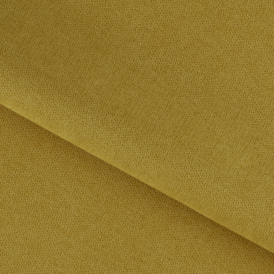 Compact Extendable Sofa Bed with Storage, Velvet Upholstery, Yellow – Elaine