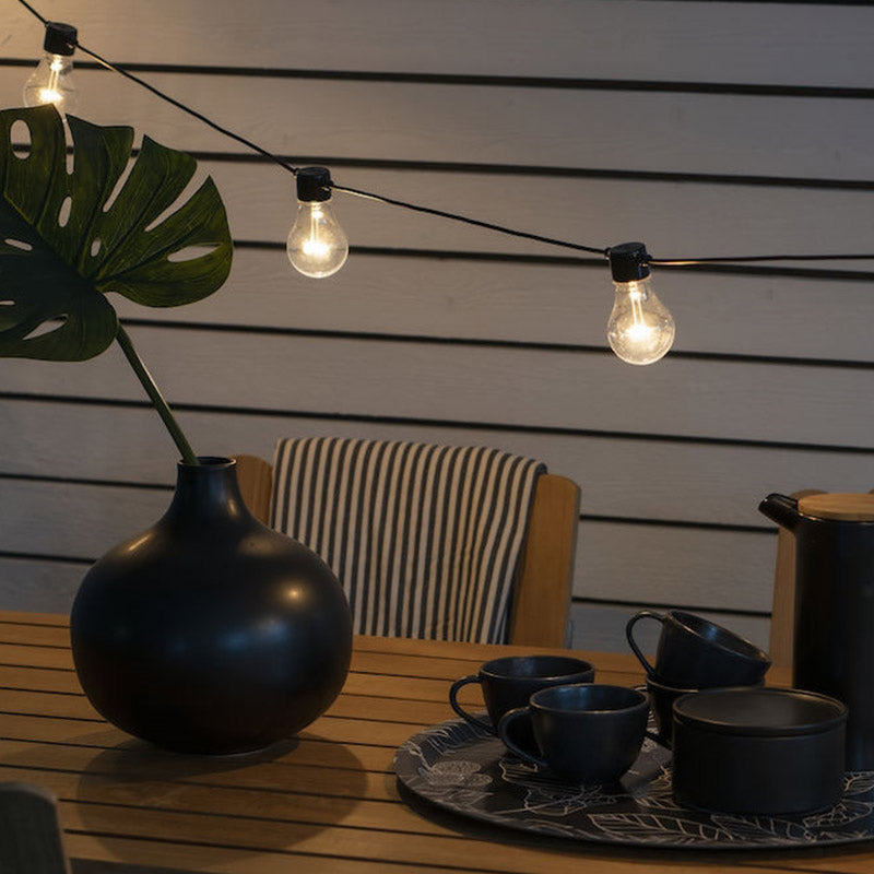 Konstsmide 19.5M Amber LED Clear GLS Festoon Lights – 20 Lights