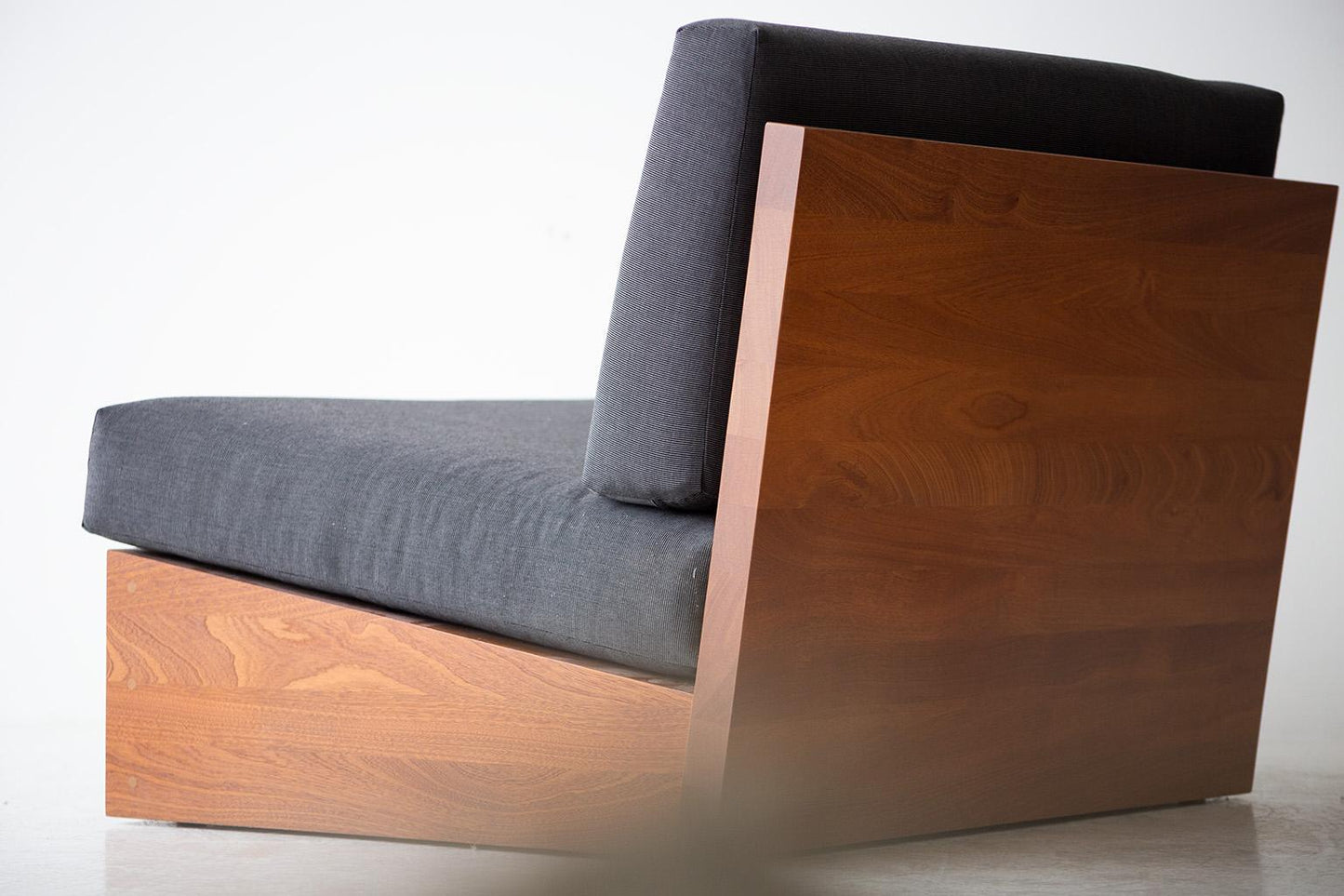 Bali Outdoor Lounge Chair – Black Sapele Mahogany