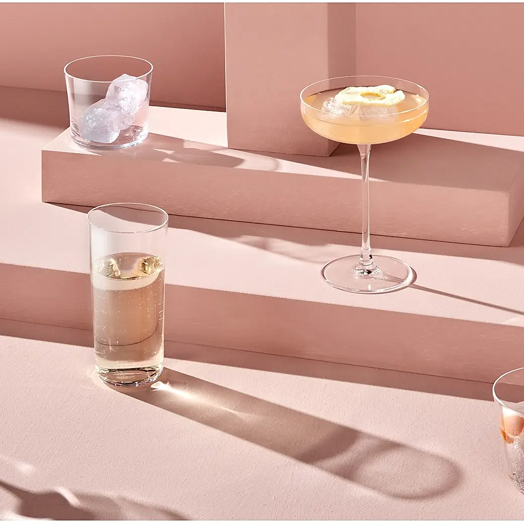 Savage Crystal Coupetini Glass Set – 2 Pieces