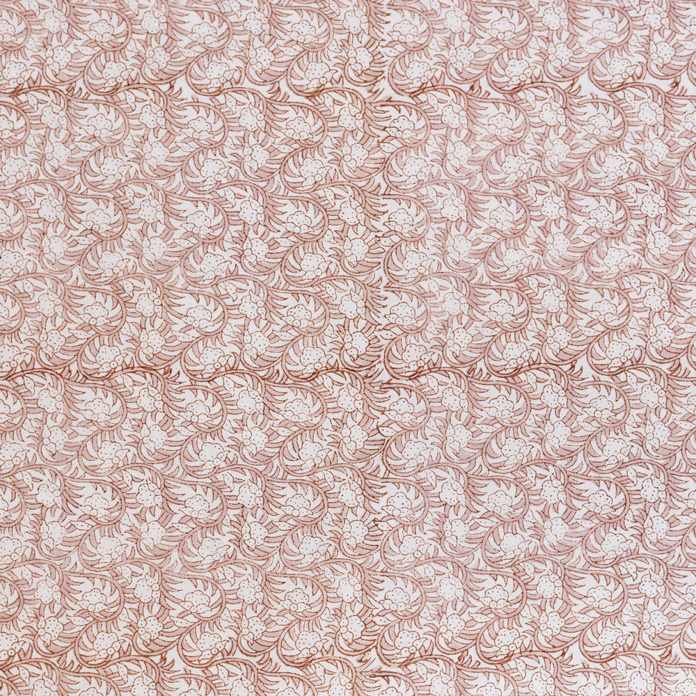 Pink Rosebud Printed Cotton Tablecloth – 150 x 300 cm