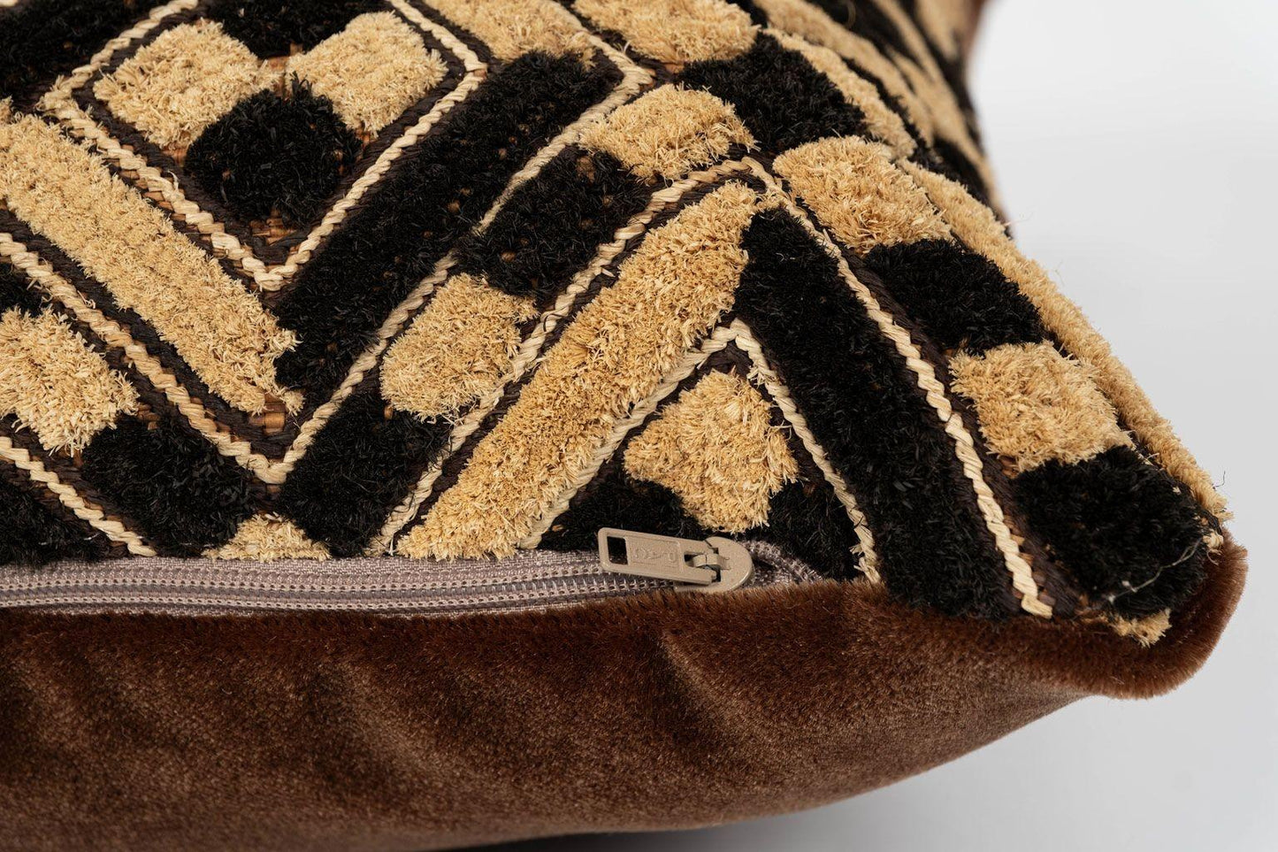 Liels vintage Āfrikas Kuba auduma spilvens