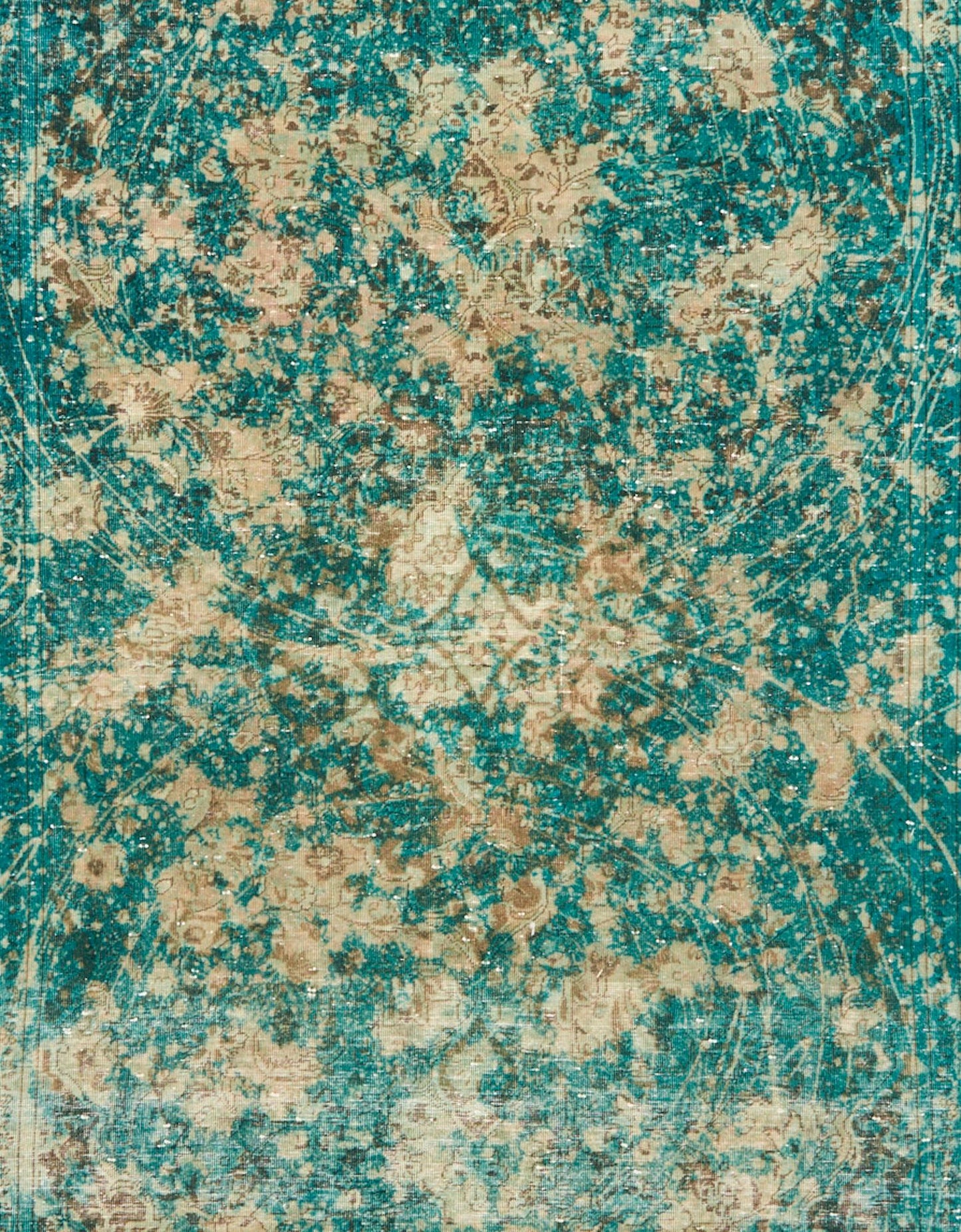 Schumacher Trifid Jade Hand-Knotted Wool Rug – 203 x 300 cm