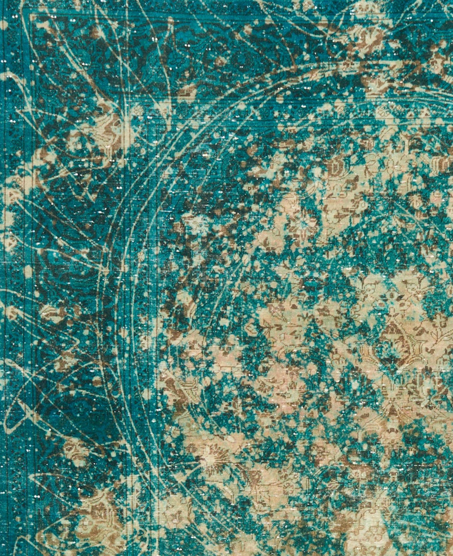 Schumacher Trifid Jade Hand-Knotted Wool Rug – 203 x 300 cm
