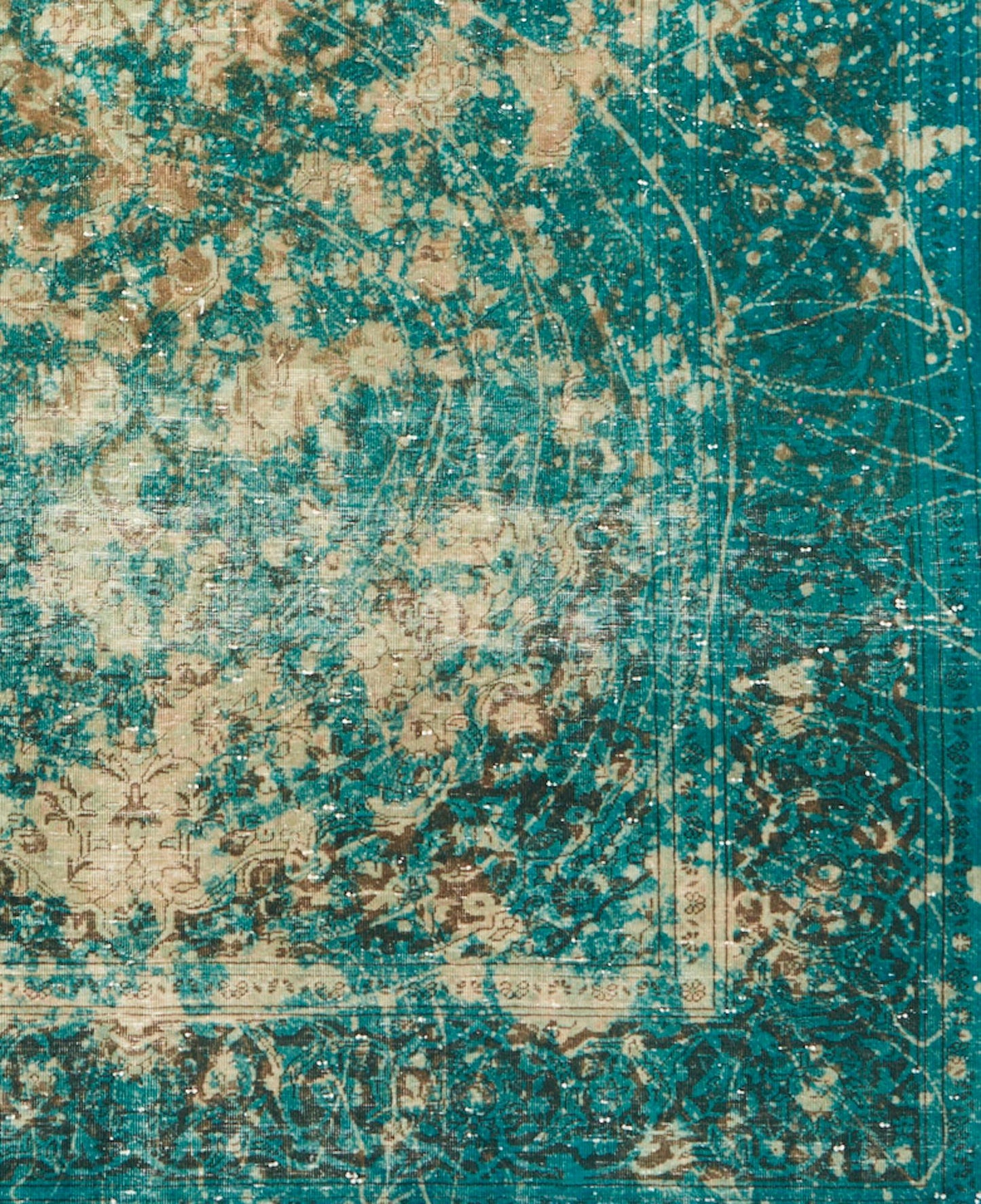 Schumacher Trifid Jade Hand-Knotted Wool Rug – 203 x 300 cm