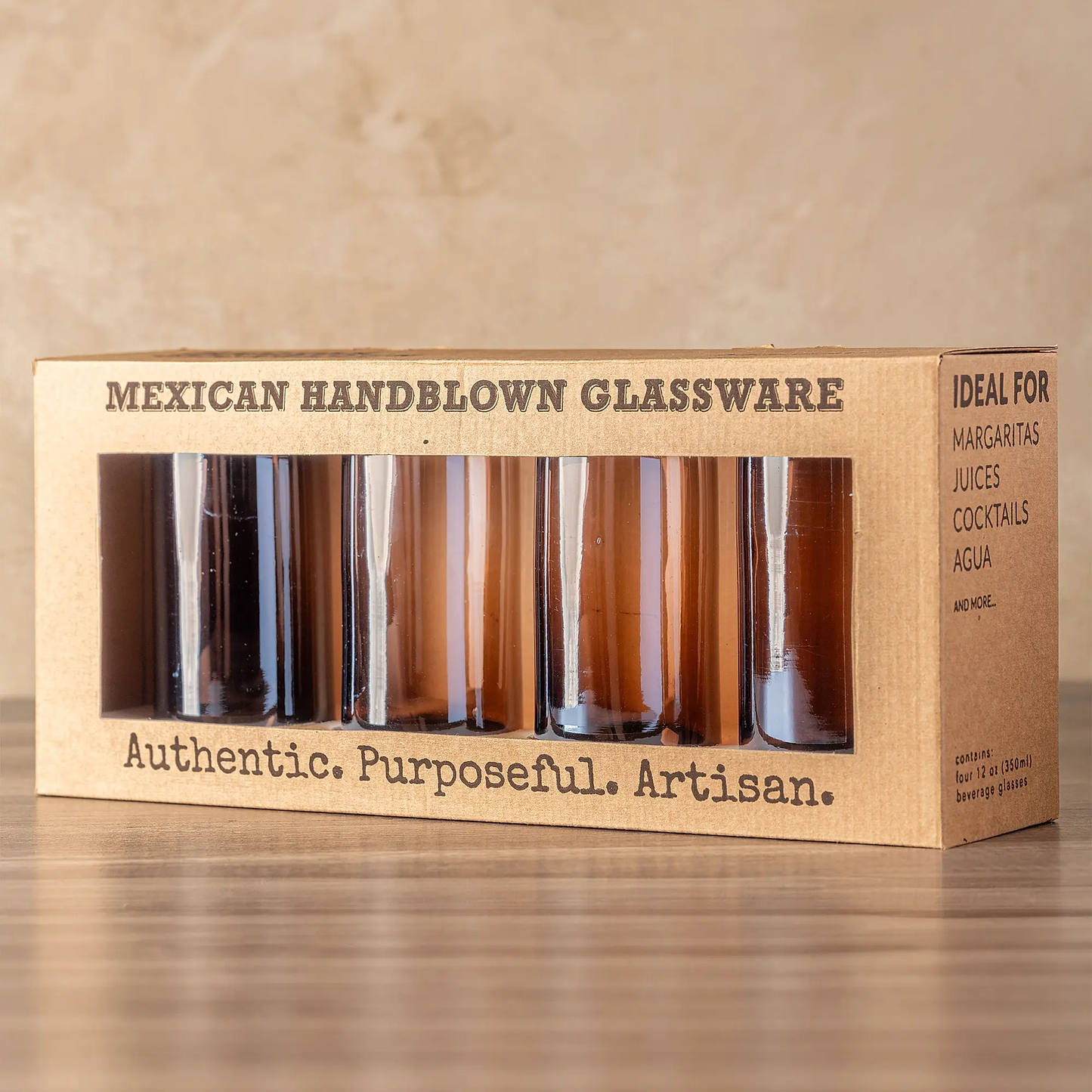 Handblown Highball Glasses – Set of 4