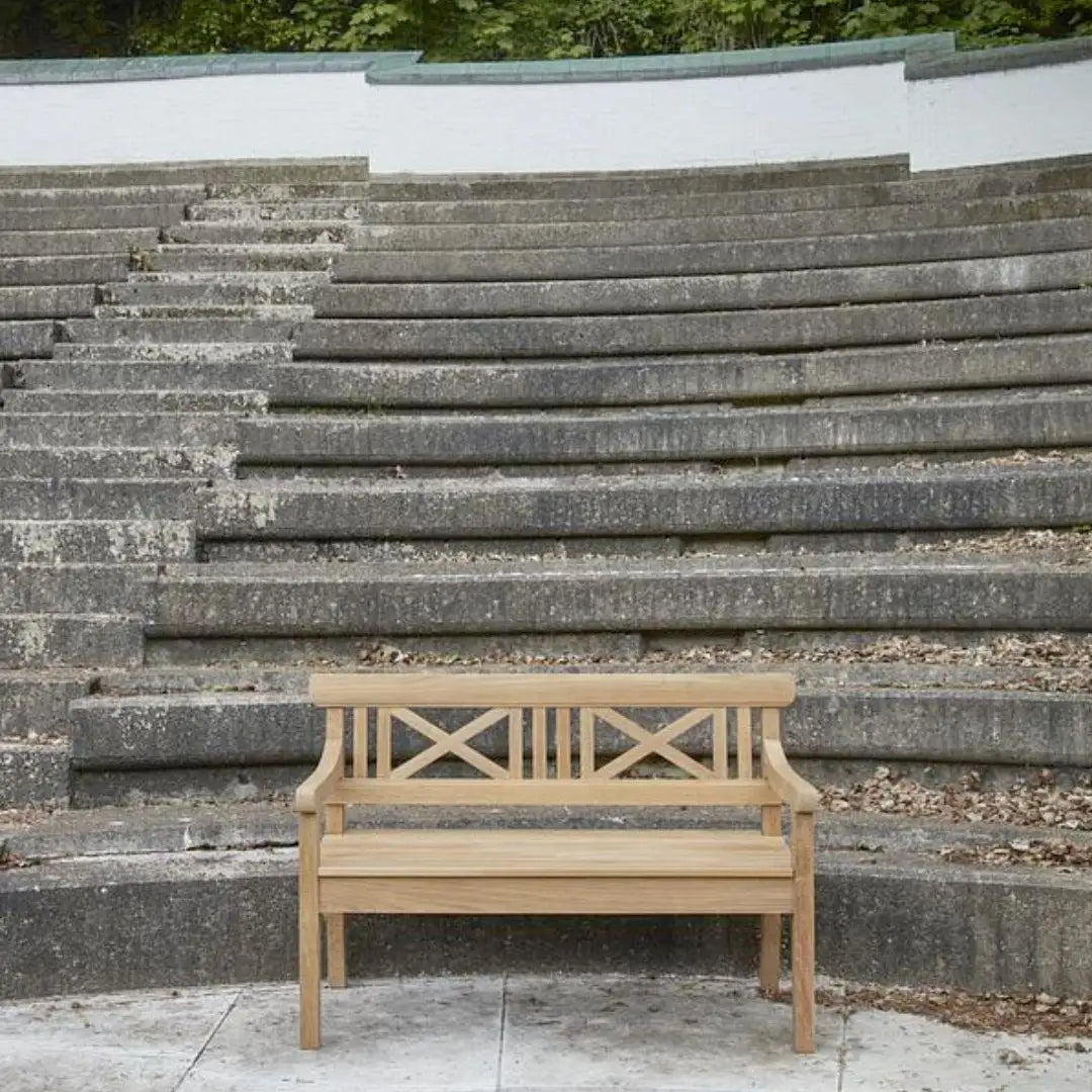 Small ‘Drachmann 120’ Outdoor Teak Bench