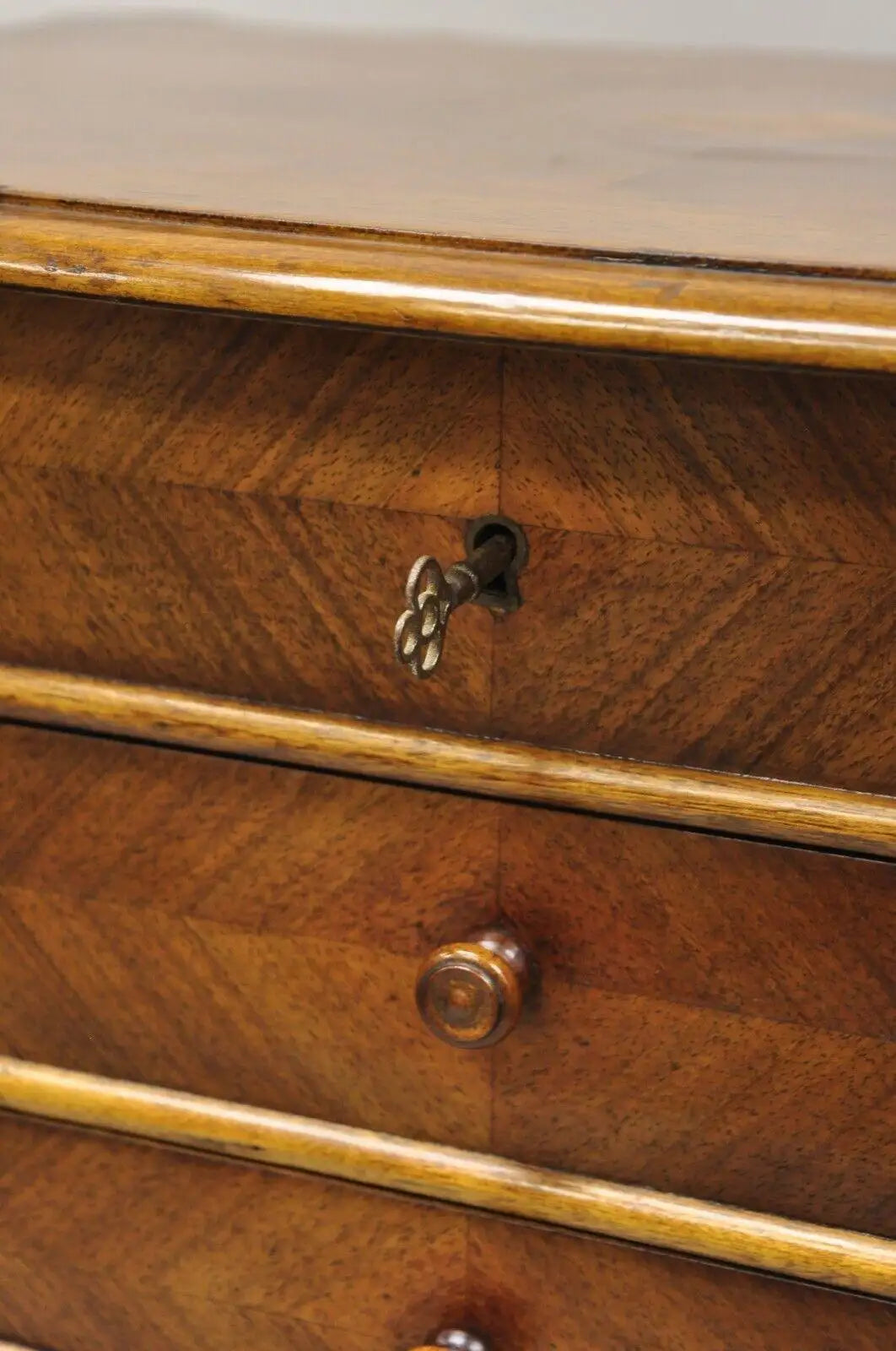 Antique French Mahogany Sewing Stand Nightstand with Lift Top